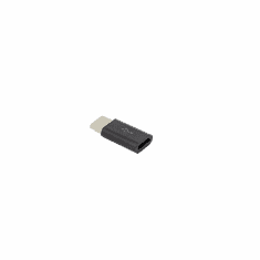 S-box ADAPTER MICRO USB 2.0 ženski -> TYPE-C moški črn
