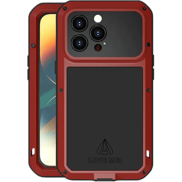 Infostyle Ovitek "hibrid" za iPhone 14 Pro, rdeča