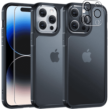 Infostyle Ovitek za telefon + 2x zaščitno steklo + 2x zaščita za kamero "TAURI" iPhone 14 Pro