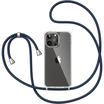 Infostyle Ovitek z vrvico za iPhone 15 Pro, modra