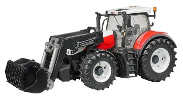 Bruder traktor s sprednjo nakladalko (03181)