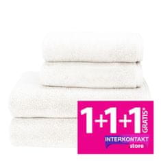 Interkontakt Set 03 Avorio kopalni plašč + kopalna brisača + brisače