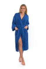 Interkontakt Ženski bombažni kopalni plašč model KIMONO 03 Navy Blue