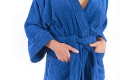 Interkontakt Ženski bombažni kopalni plašč model KIMONO 03 Navy Blue