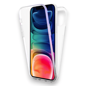 Infostyle Ovitek "Nalia 360°" za iPhone 13 Prozorna / PC + TPU silikon