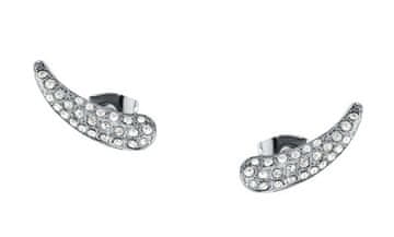 Morellato Bleščeči jekleni viseči uhani Design SAYP12