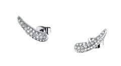 Morellato Bleščeči jekleni viseči uhani Design SAYP12