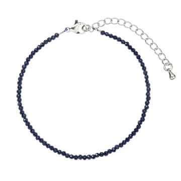 Evolution Group Zapestnica iz perlic z modrimi peščenjakovimi kamni 43055.3 modri peščenjak