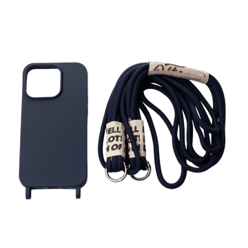 Infostyle Ovitek za telefon z vrvico "Bakicey" za iPhone 12 Mini - modra