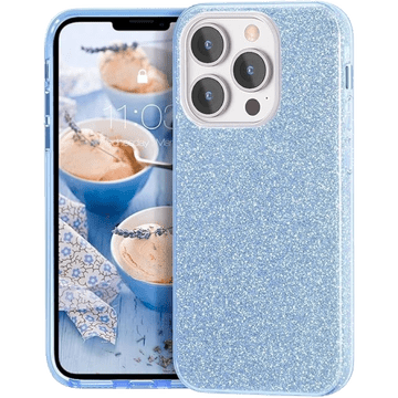 Infostyle Ovitek "MATEPROX Glitter" za iPhone 13 Pro Max, modra