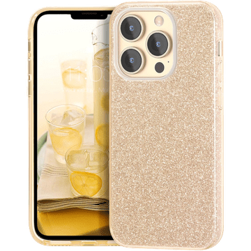 Infostyle Ovitek "MATEPROX Glitter" za iPhone 13 Pro, zlata
