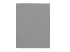 Ljubki dom Jersey rjuha za otroško posteljico EXCLUSIVE 70x140 cm siva