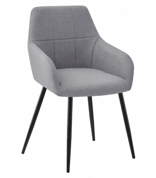 Ljubki dom Jedilni stol BENI, svetlo siv