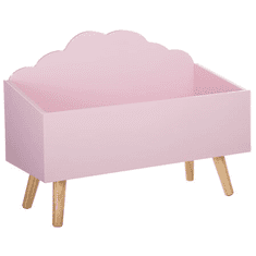 Ljubki dom Roza škatla za igrače CLOUD