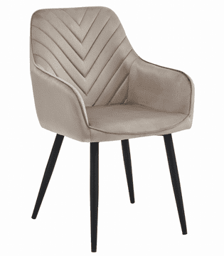 Ljubki dom Jedilni stol NANA VELVET, bež