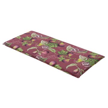Ljubki dom Blazina za klop RELOXO 140x48 cm - več različic Barva: Vinsko rdeča