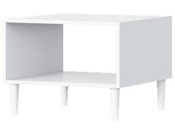 Ljubki dom Klubska mizica DULLUM 60x60 cm, bela