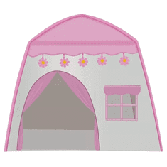 Ljubki dom Otroški šotor z lučkami FAIRY HOUSE roza