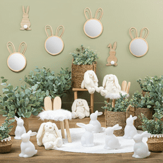 Ljubki dom Otroški stolček WHITE RABBIT bel