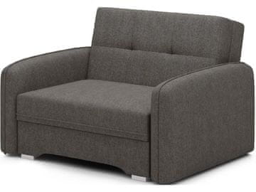 Ljubki dom Raztegljivi stol LAINE, temno siva