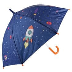 Ljubki dom Otroški dežnik SPACE Ø 76 cm, moder