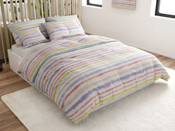 Ljubki dom Posteljnina iz renforcé bombaža LINKY barvna Dimenzije posteljnine: 70 x 90 cm | 140 x 220 cm