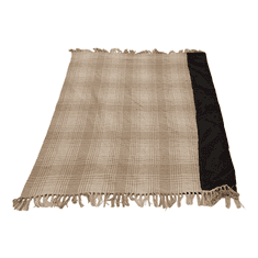 Ljubki dom Piknik odeja TAKE A PLAID 160x160 cm, bež
