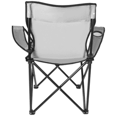 Ljubki dom Zložljivi kamp stol CAMPER siv