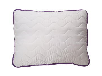 Ljubki dom Kroglična blazina BELLA LAVANDA 70x90 cm, bela