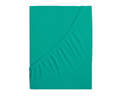Ljubki dom Jersey rjuha za otroško posteljico EXCLUSIVE 60x120 cm turkizna