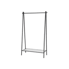 Ljubki dom Večnamenski garderobni regal STEEW 92, 5x153 cm, črn