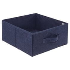 Ljubki dom Tekstilna škatla za shranjevanje CUBIT 31x31 cm, modra
