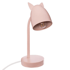 Ljubki dom Otroška namizna svetilka KITTY EARS roza