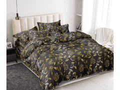 Ljubki dom Posteljnina iz mikrovlaken GOLDURA temno siva Dimenzije posteljnine: 70 x 80 cm | 140 x 200 cm