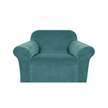 Ljubki dom Raztegljiva prevleka za fotelj VELTO Barva: Zeleno-modra