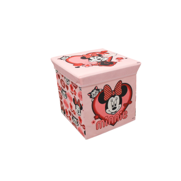 Ljubki dom Škatla za shranjevanje igrač MINNIE MOUSE 30x30 cm roza