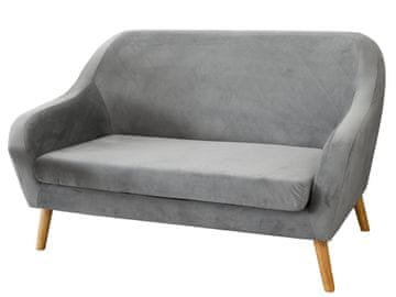 Ljubki dom Sivi dvosed CORANTI VELVET