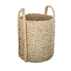 Ljubki dom Komplet 3 okroglih košar WICKER