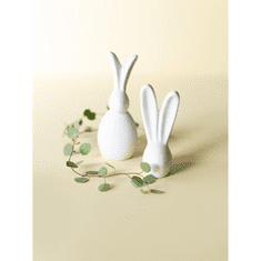 Ljubki dom Beli porcelanasti zajček ELARIA KANIN