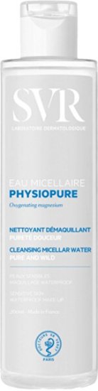 Micelarna voda za občutljivo kožo Physiopure (čistilna micelarna voda) 200 ml