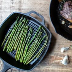 LODGE CAST IRON Ponev za žar 26,6cm Seasoned Cast Iron / kvadratna / indukcija / lito železo