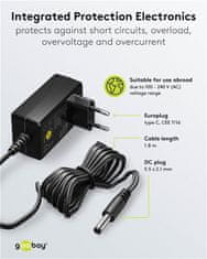 PremiumCord Univerzalni napajalnik 230V/3-12V DC 1500mA