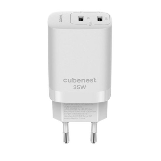 CubeNest Adapter PD GaN 35W S2D1 - bel