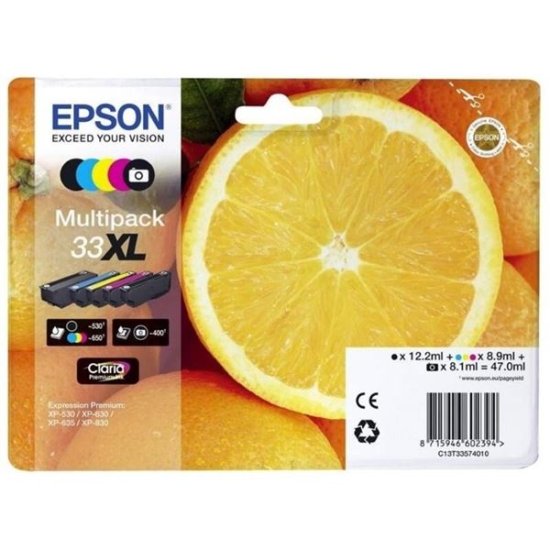 Epson Komplet kartuš 33XL - 5 barv