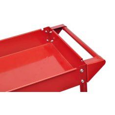 Vidaxl 2 x voziček za orodje 100 kg z 2 policama
