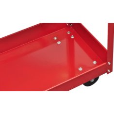 Vidaxl 2 x voziček za orodje 100 kg z 2 policama