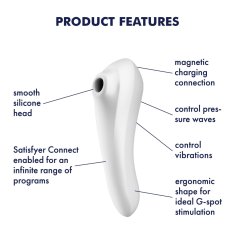 Satisfyer Sesalni vibrator Satisfyer Dual Pleasure, bel