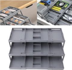 HOME & MARKER® Organizator predalov, ki potroji prostor za shranjevanje | DRAWIZE