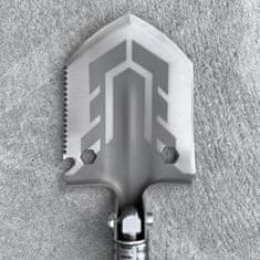 MG Folding Shovel 10in1 zložljiva lopata, srebrna