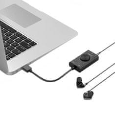 Orico SC2 zunanja zvočna kartica USB, črna
